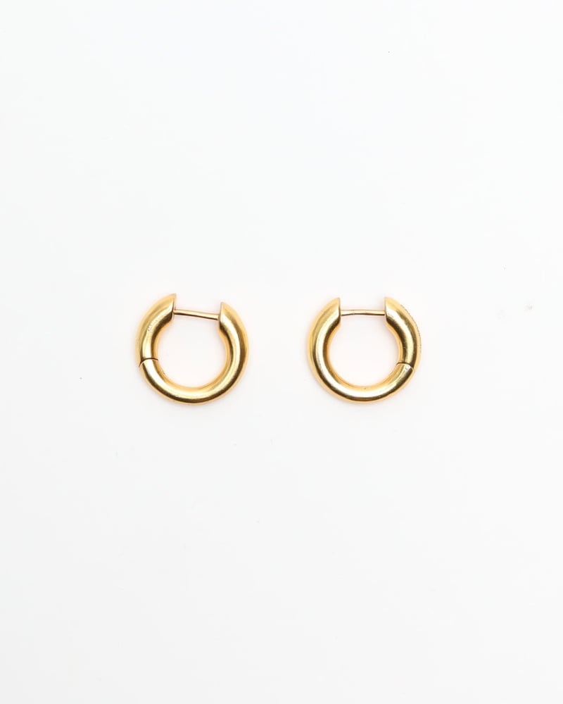 Balenciaga Gold Hoop Earrings