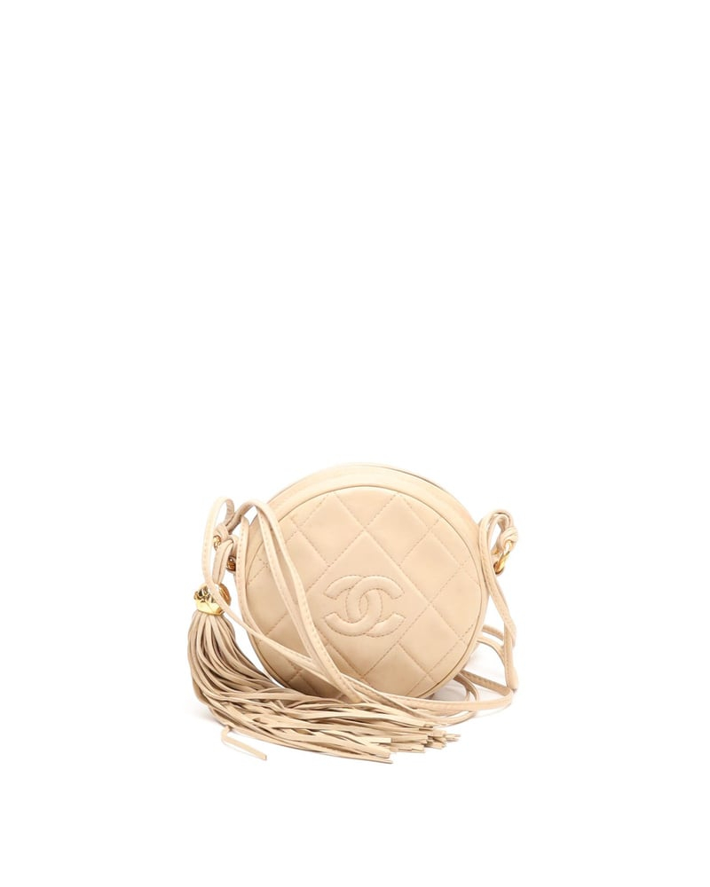 Chanel CC Round Fringe Shoulder Bag