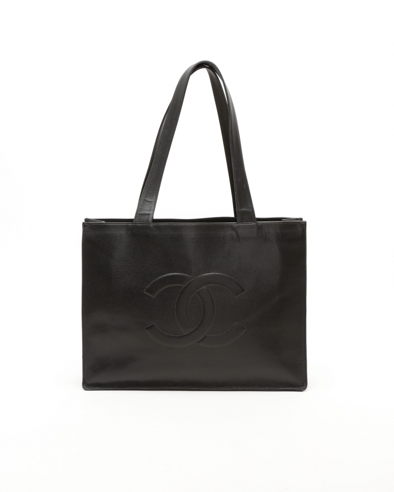 Chanel CC Caviar Tote Bag