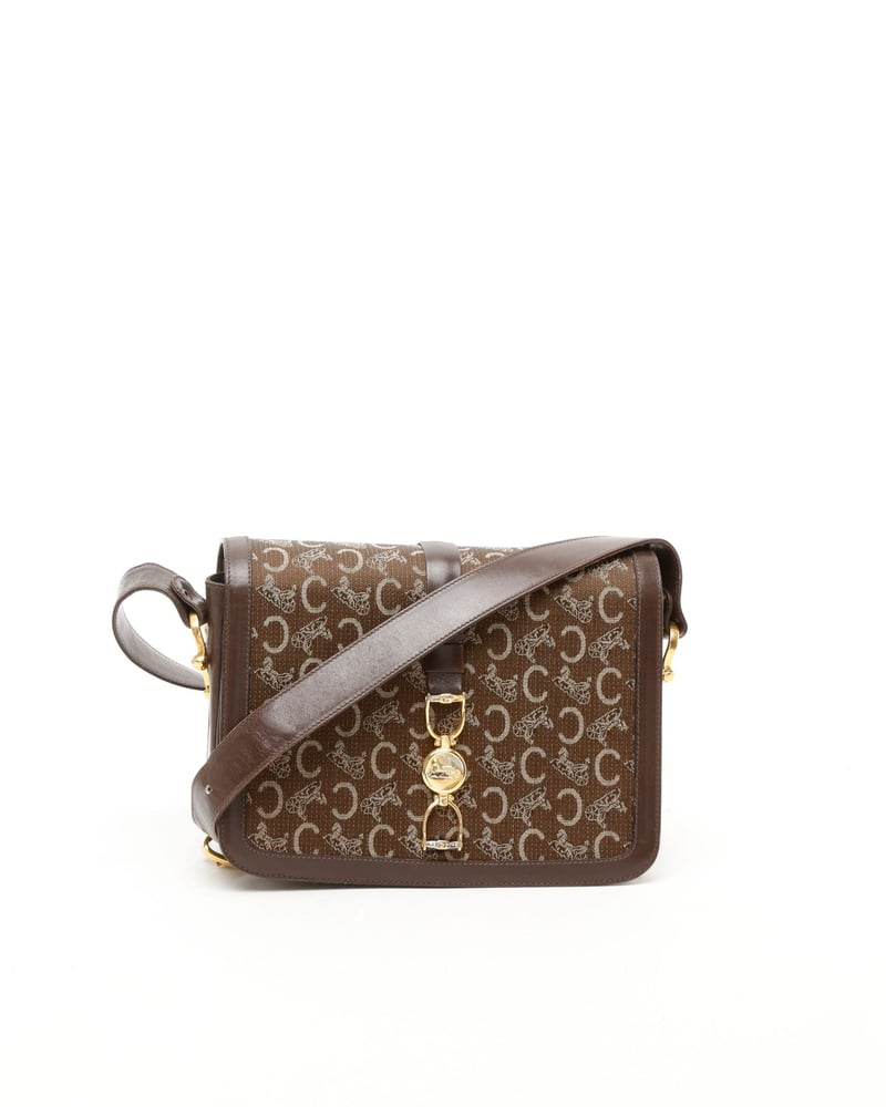 Celine Céline C Horse Carriage Shoulder Bag