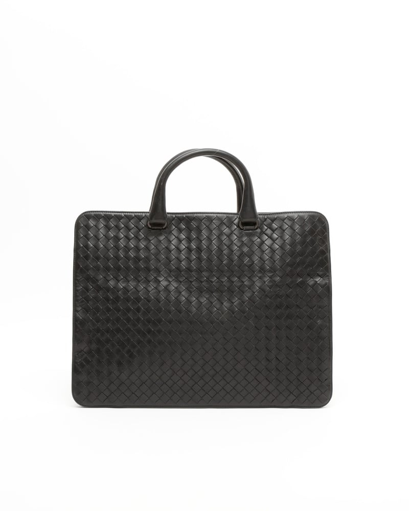 Bottega Veneta Intrecciato Briefcase Bag