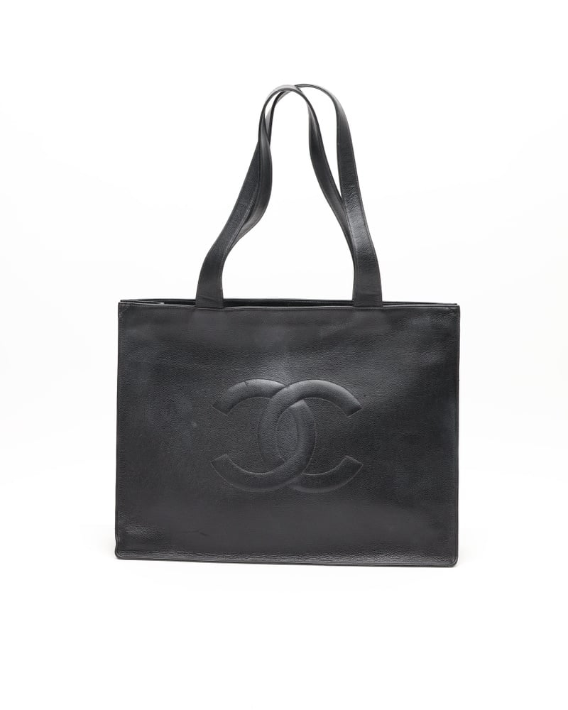 Chanel CC Caviar Tote Bag