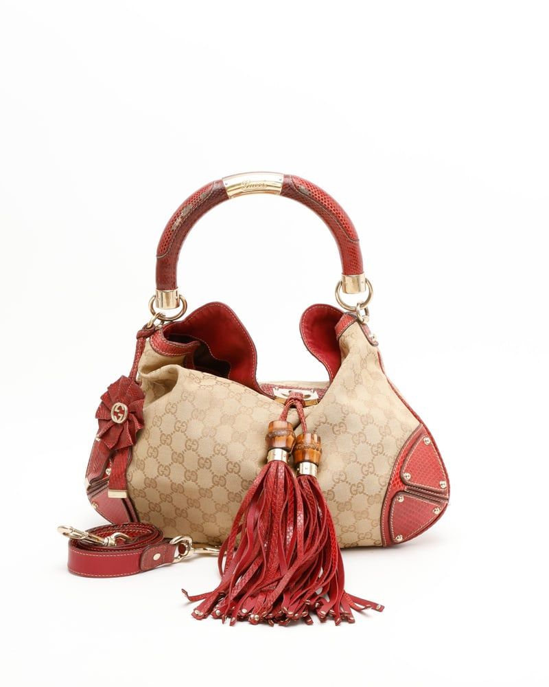Gucci GG Bamboo Indy Bag