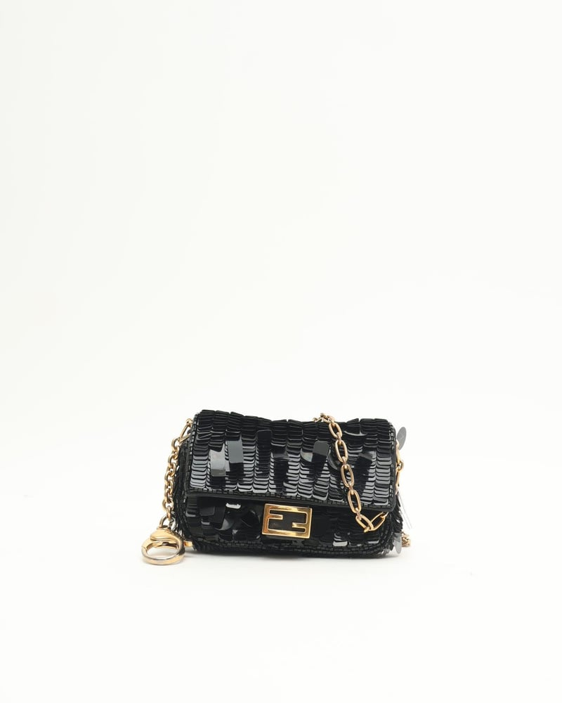 Fendi Mini Sequin Baguette Bag