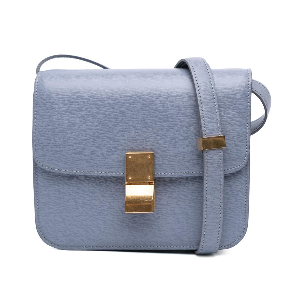 Celine B Celine Blue Calf Leather Teen Liege skin Classic Box Italy