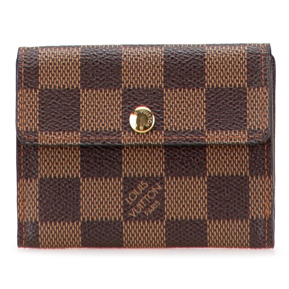 Louis Vuitton AB Louis Vuitton Brown Damier Canvas Canvas Damier Ebene Ludlow Wallet France