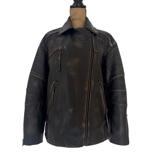 Max&Co. Lederjacke im Used-Look