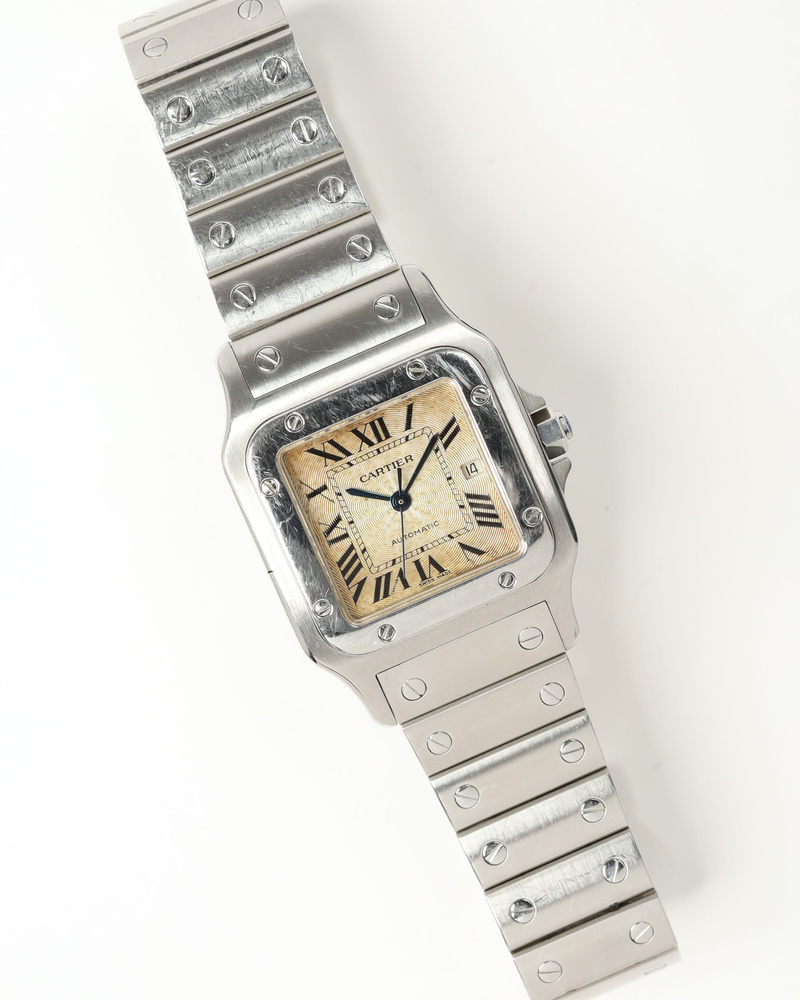 Cartier Santos Galbée 29mm Ref 2319 Tropical Automatic Watch