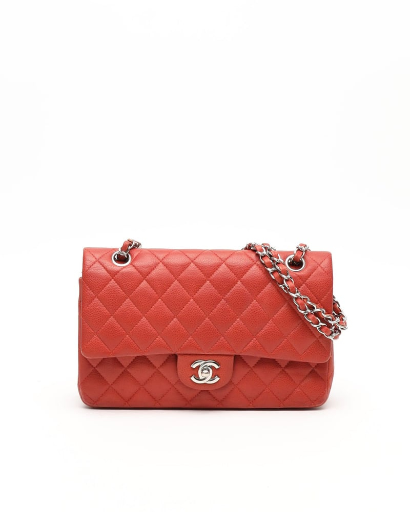 Chanel Classic Caviar Medium Double Flap Bag
