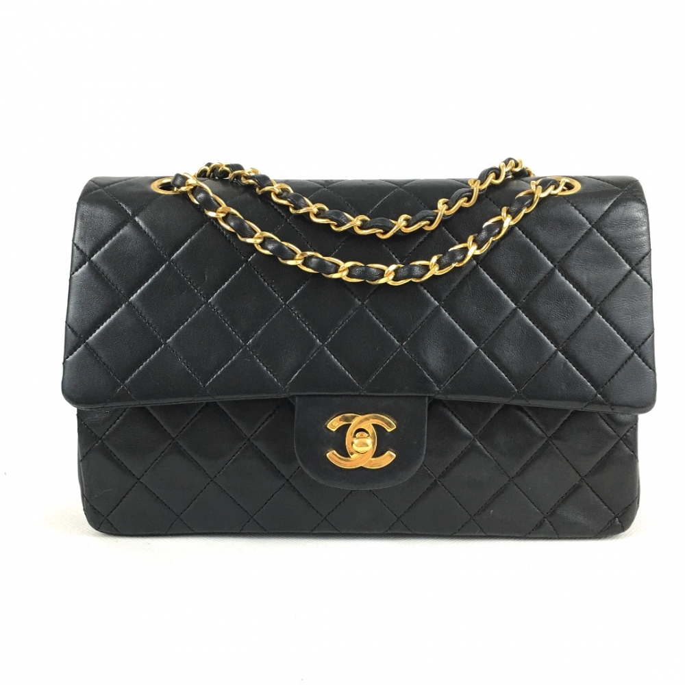 Chanel Timeless Double Flap Bag Noir