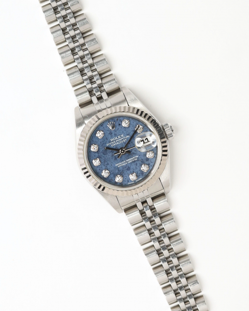 Rolex Lady-Datejust 26mm Ref 79174 Rare Sodalite Diamond Dial 2002 Watch