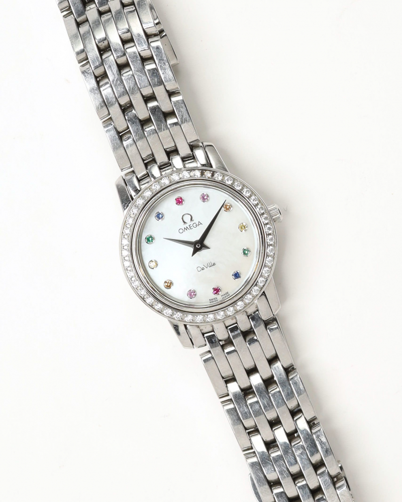 Omega Lady-De Ville 22mm Ref 4575.77 Diamond Watch