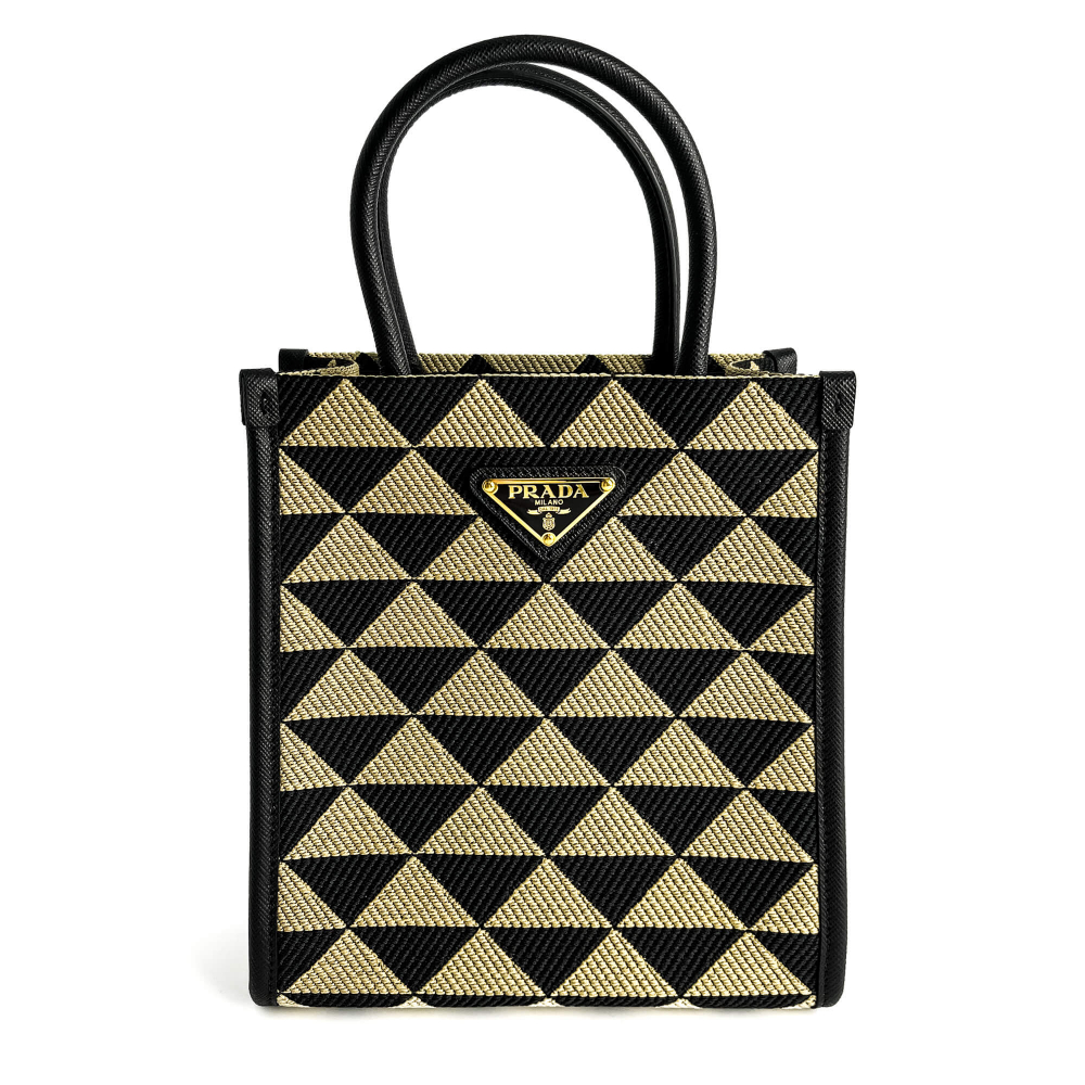 Prada Mini Polyester 2-Ways Crossbody Bicolor