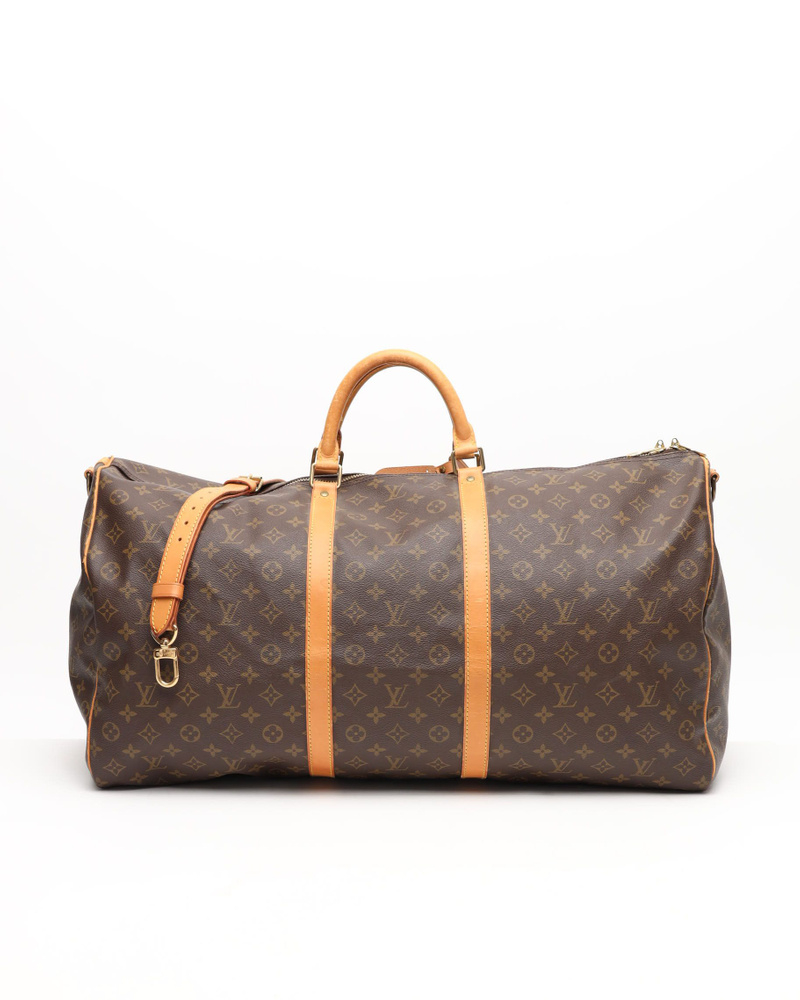 Louis Vuitton Monogram Keepall Bandoulière 60 Weekend Bag