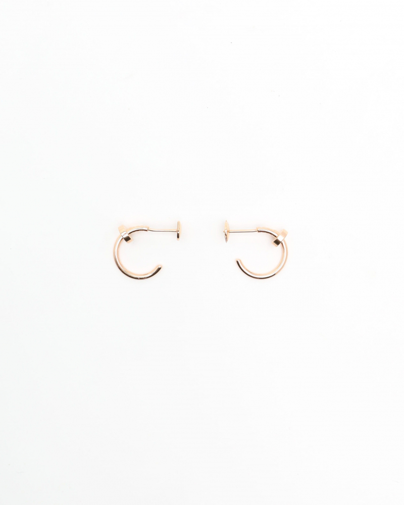 Cartier Juste un Clou Hoop Earrings, Small Model, 18kt Rose Gold