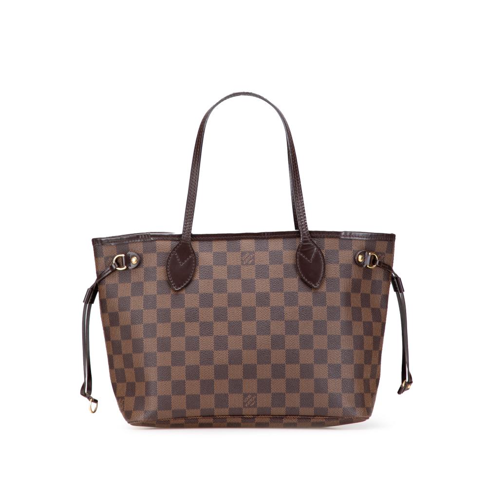 Louis Vuitton B Louis Vuitton Brown Damier Canvas Canvas Damier Ebene Neverfull PM United States