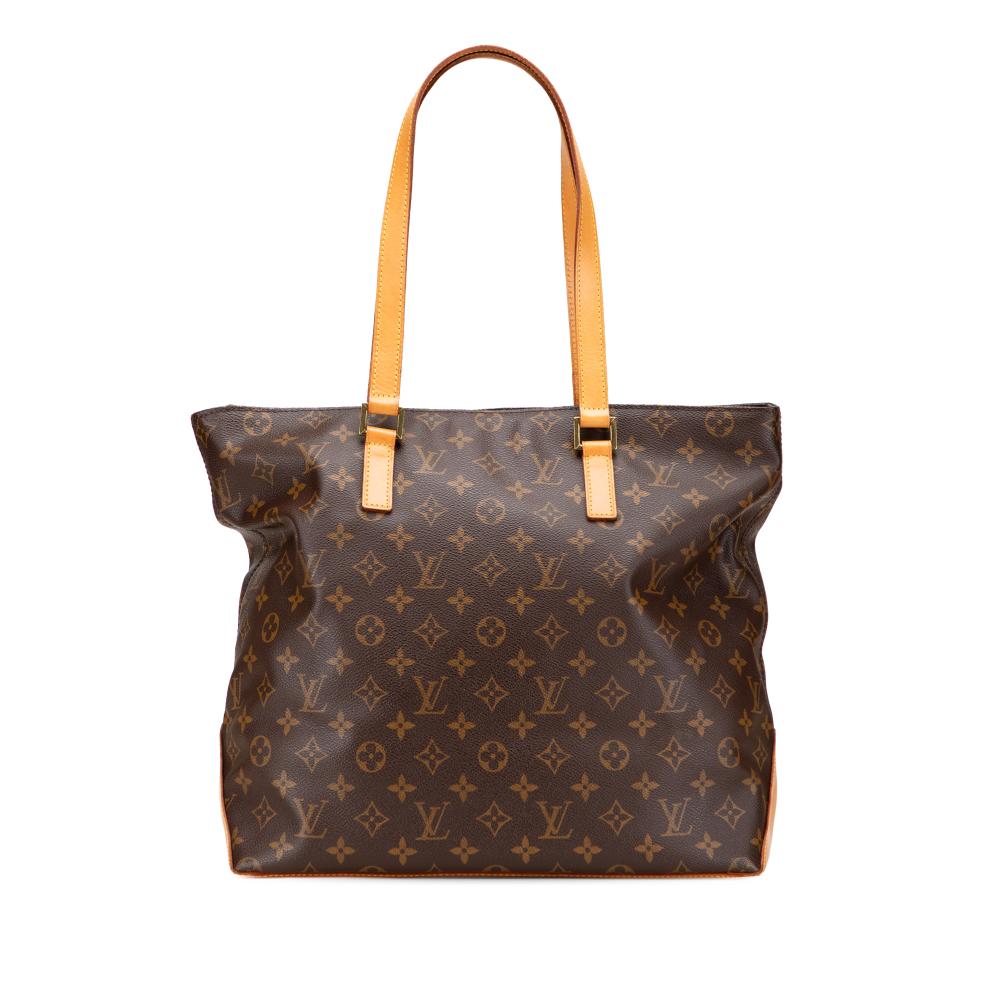 Louis Vuitton B Louis Vuitton Brown Monogram Canvas Canvas Monogram Cabas Mezzo France