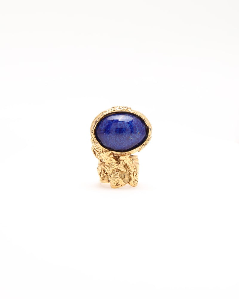 Saint Laurent Vintage Stone Ring