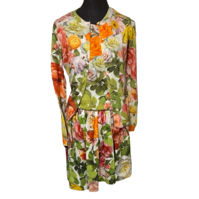 Blumarine Ensemble composé d'une jupe, d'un top sans manches et d'un cardigan