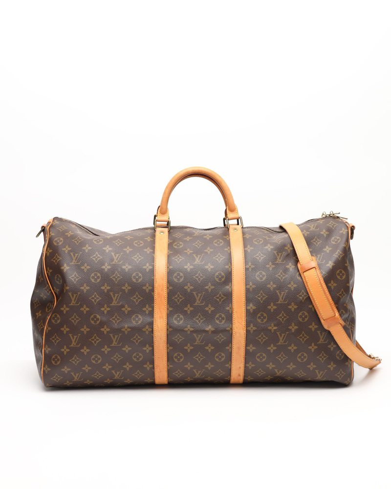 Louis Vuitton Monogram Keepall Bandoulière 60 Weekend Bag