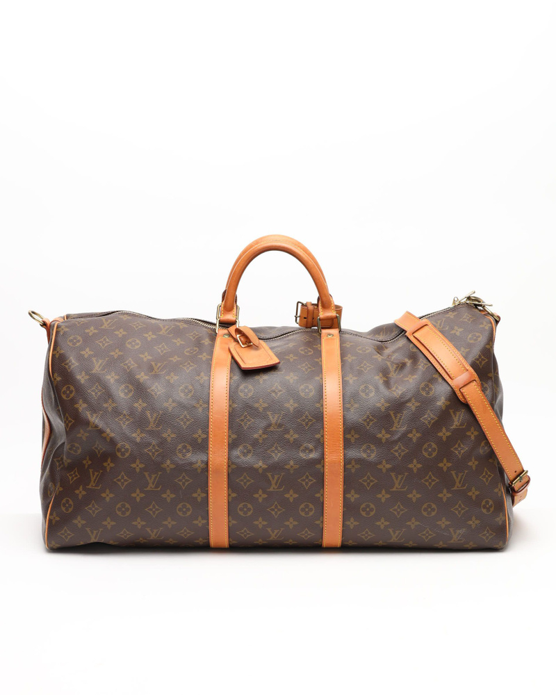 Louis Vuitton Monogram Keepall Bandoulière 60 Weekend Bag