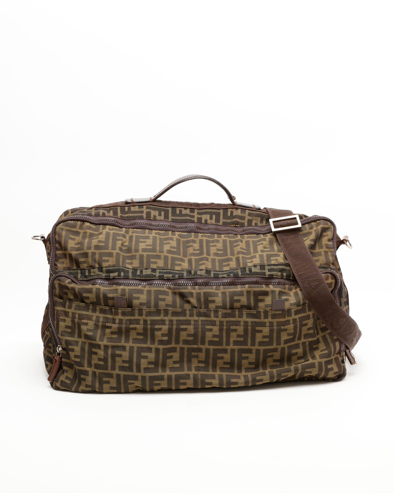 Fendi Zucca Boston Bag