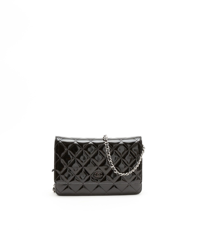 Chanel Patent Wallet On Chain Bag