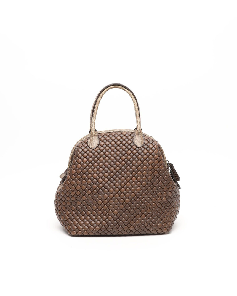 Bottega Veneta Intrecciato Top Handle Bag