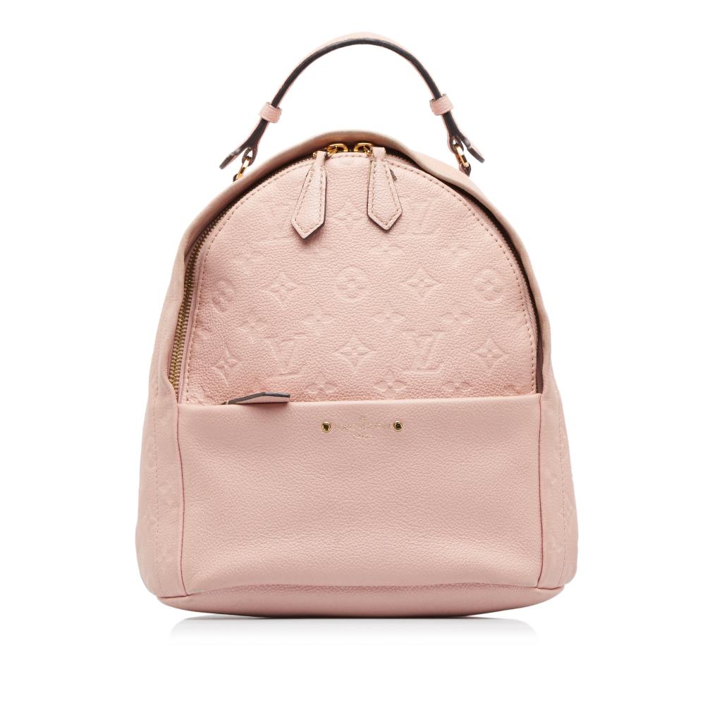Louis Vuitton B Louis Vuitton Pink Light Pink Calf Leather Monogram Empreinte Sorbonne Spain