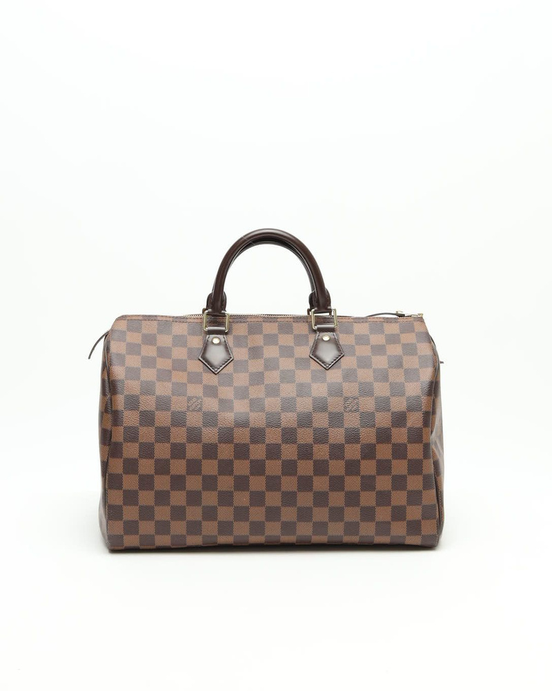 Louis Vuitton Damier Ebene Speedy 35 Bag