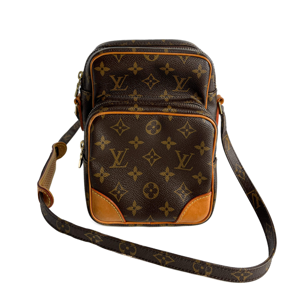 Louis Vuitton Amazone Canvas Crossbody Brown