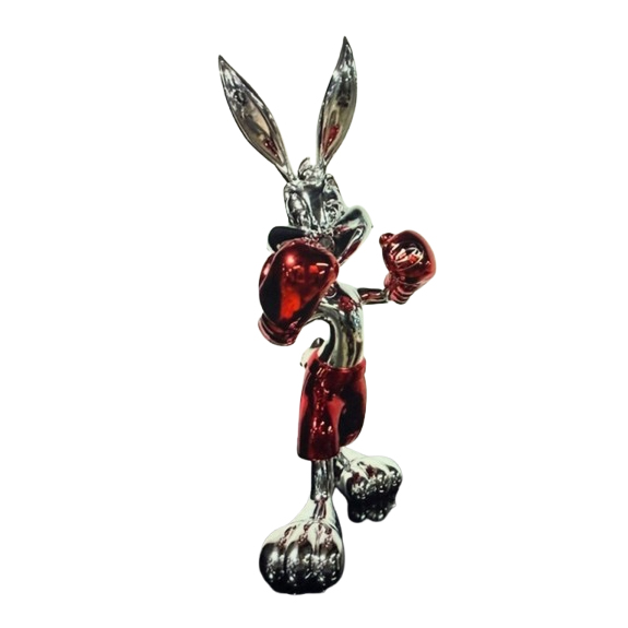 Van Apple Art K.O Bunny Carrier Van Apple statue