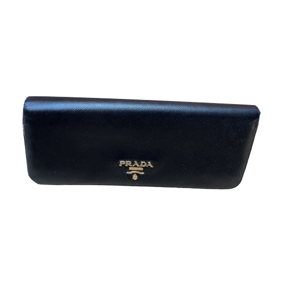 Prada Große Brieftasche aus Saffianleder