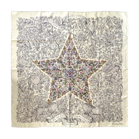 Christian Dior DIOR - Square Silk Scarf