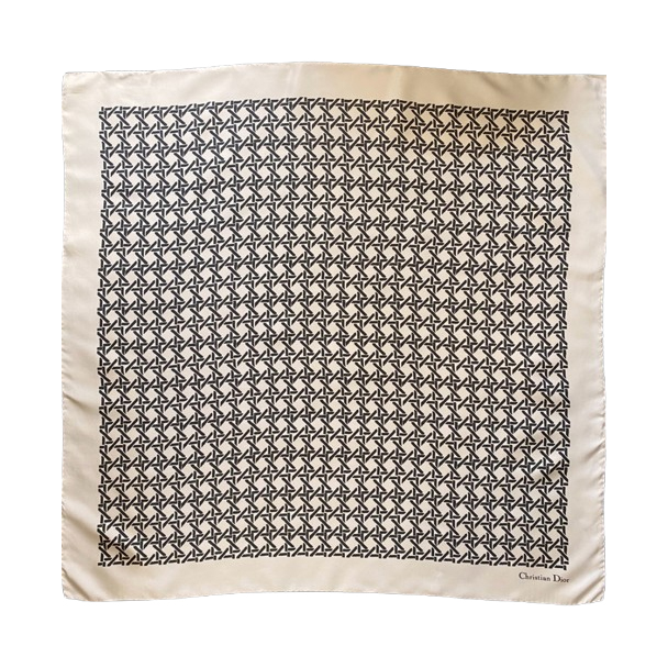Christian Dior SILK FOULARD Cannage Dior