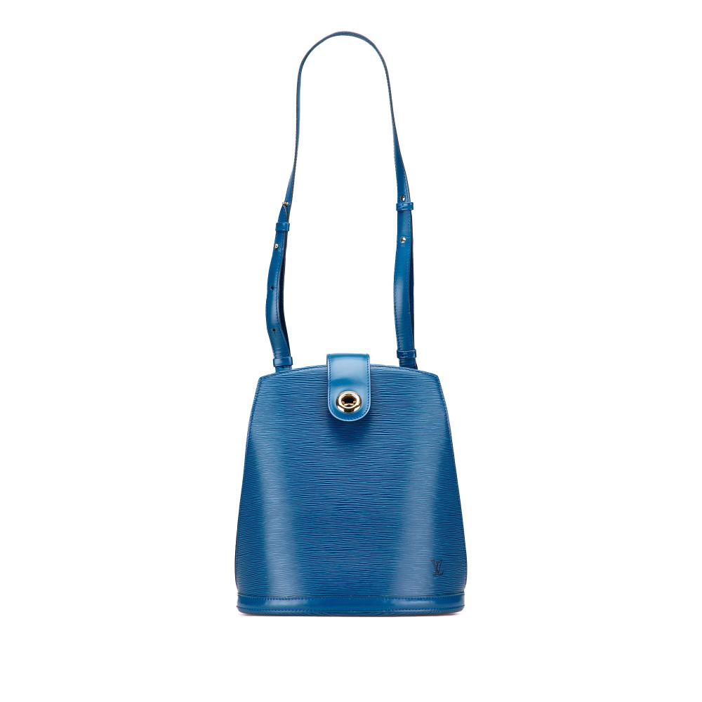 Louis Vuitton B Louis Vuitton Blue Epi Leather Leather Epi Cluny France