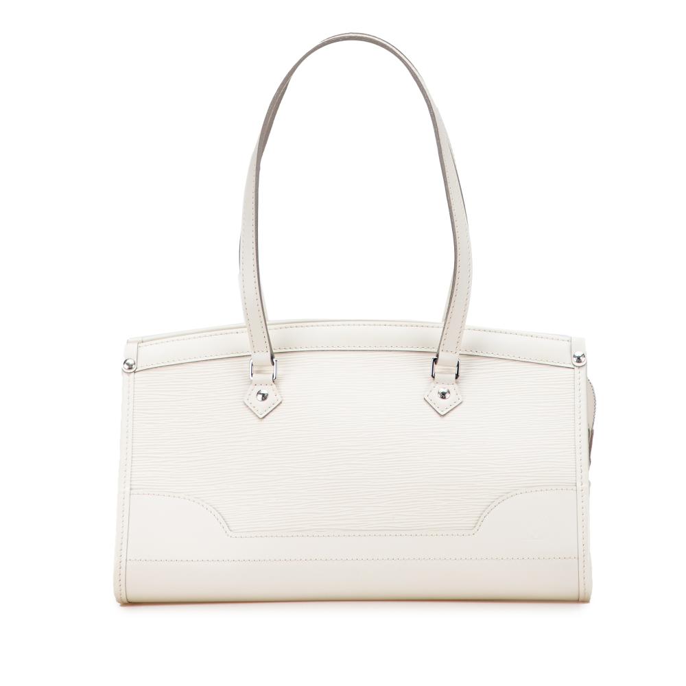 Louis Vuitton B Louis Vuitton White Ivory Epi Leather Leather Epi Madeleine PM France