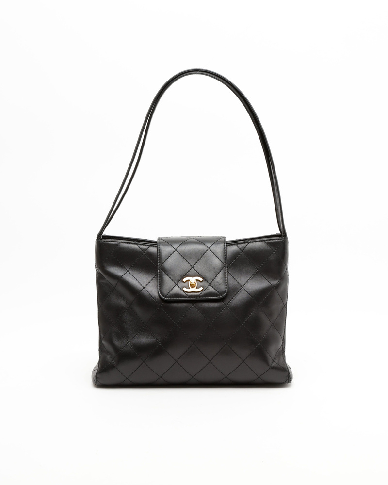 Chanel CC Quilted Shoulder Bag