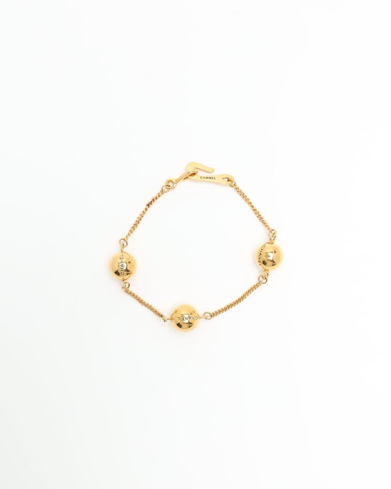 Chanel Logo Boll Bracelet
