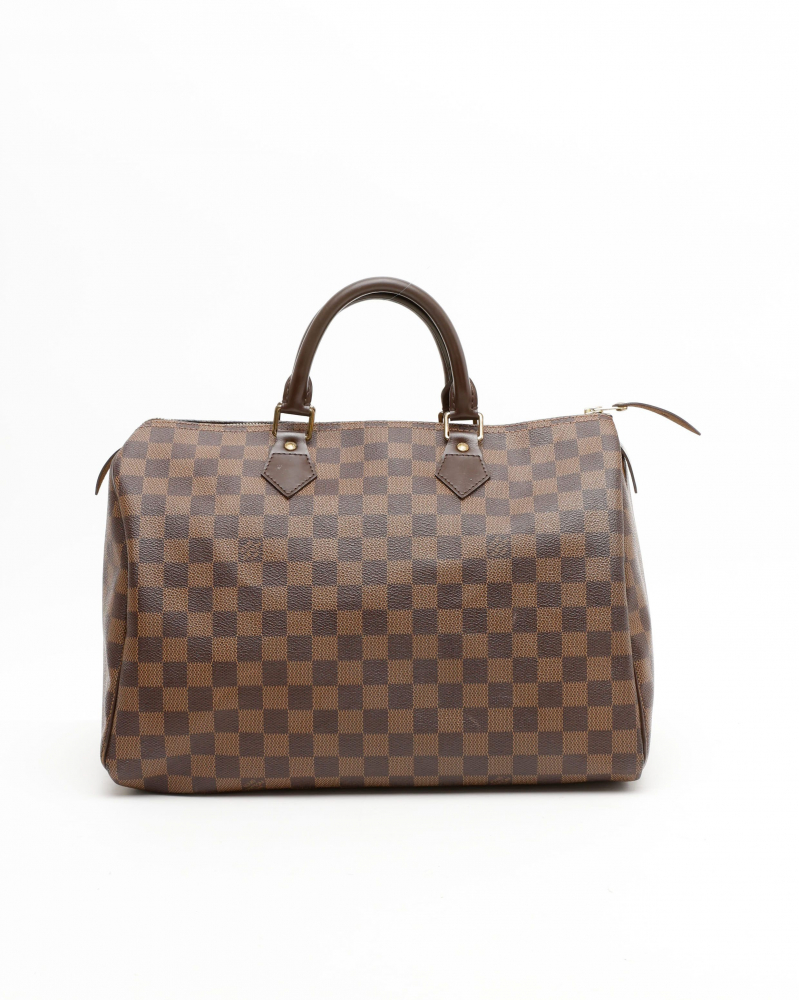 Louis Vuitton Damier Ebene Speedy 35 Bag