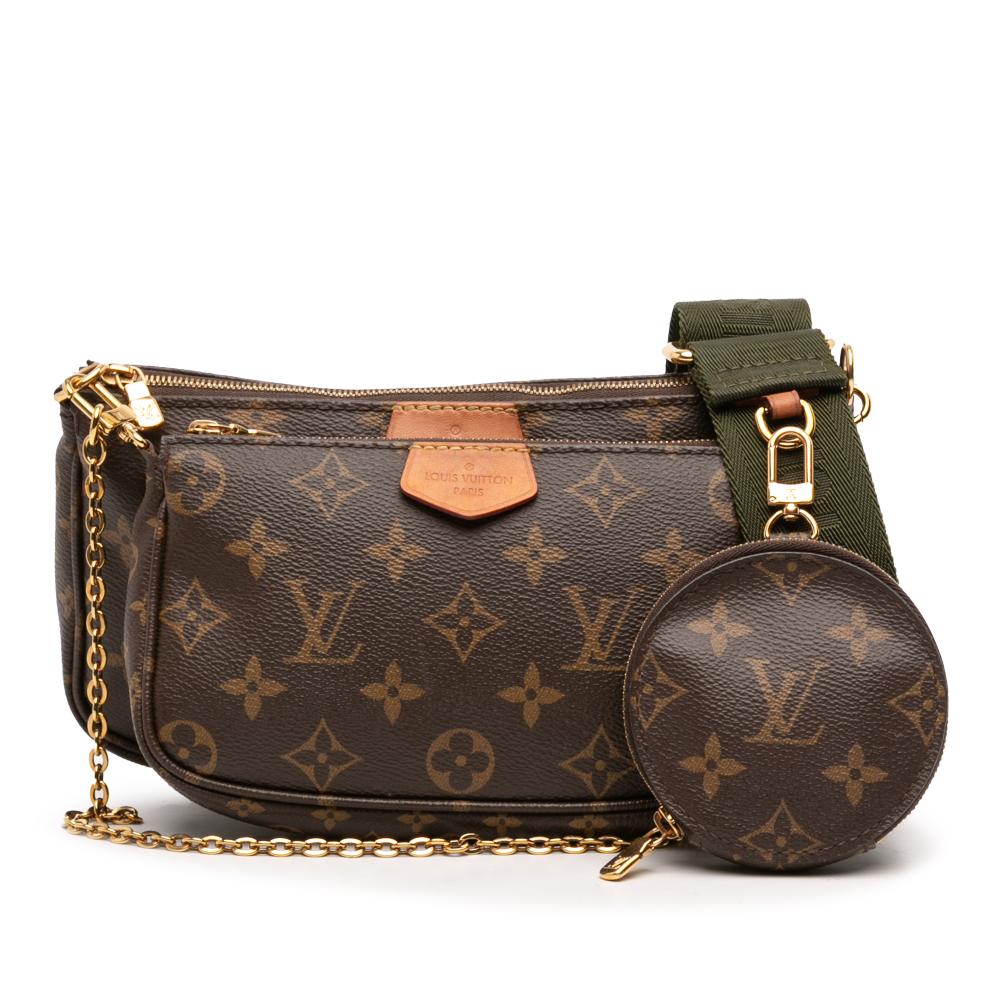 Louis Vuitton AB Louis Vuitton Brown Monogram Canvas Canvas Monogram Multi Pochette Accessoires France