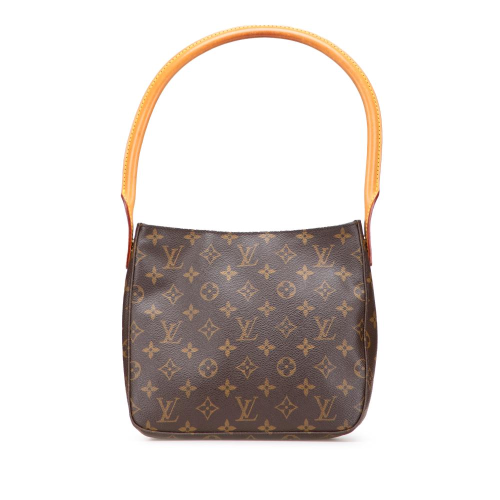 Louis Vuitton B Louis Vuitton Brown Monogram Canvas Canvas Monogram Looping MM France