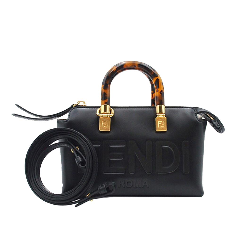Fendi B Fendi Black Calf Leather Mini By The Way Satchel Italy