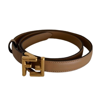 Fendi Ceinture en cuir avec logo FF