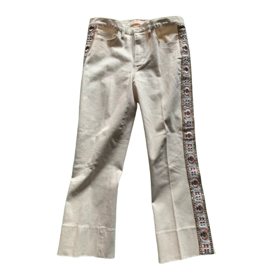 Tory Burch 7/8 Jeans off white