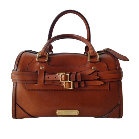 Burberry Medium bridle leather bowling bag