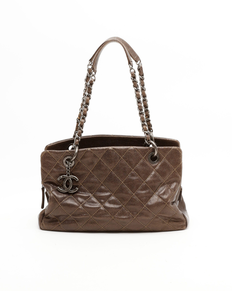 Chanel CC Caviar Tote Bag