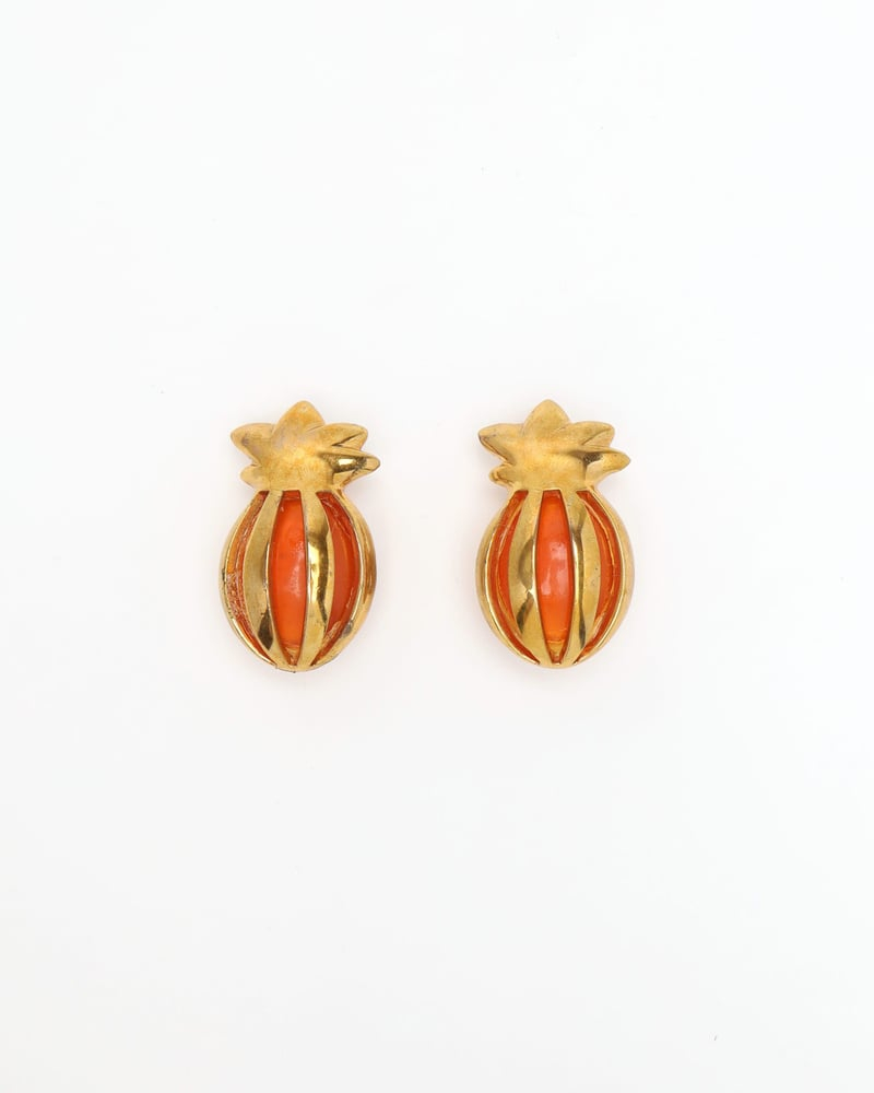 Celine Céline Pineapple Earrings