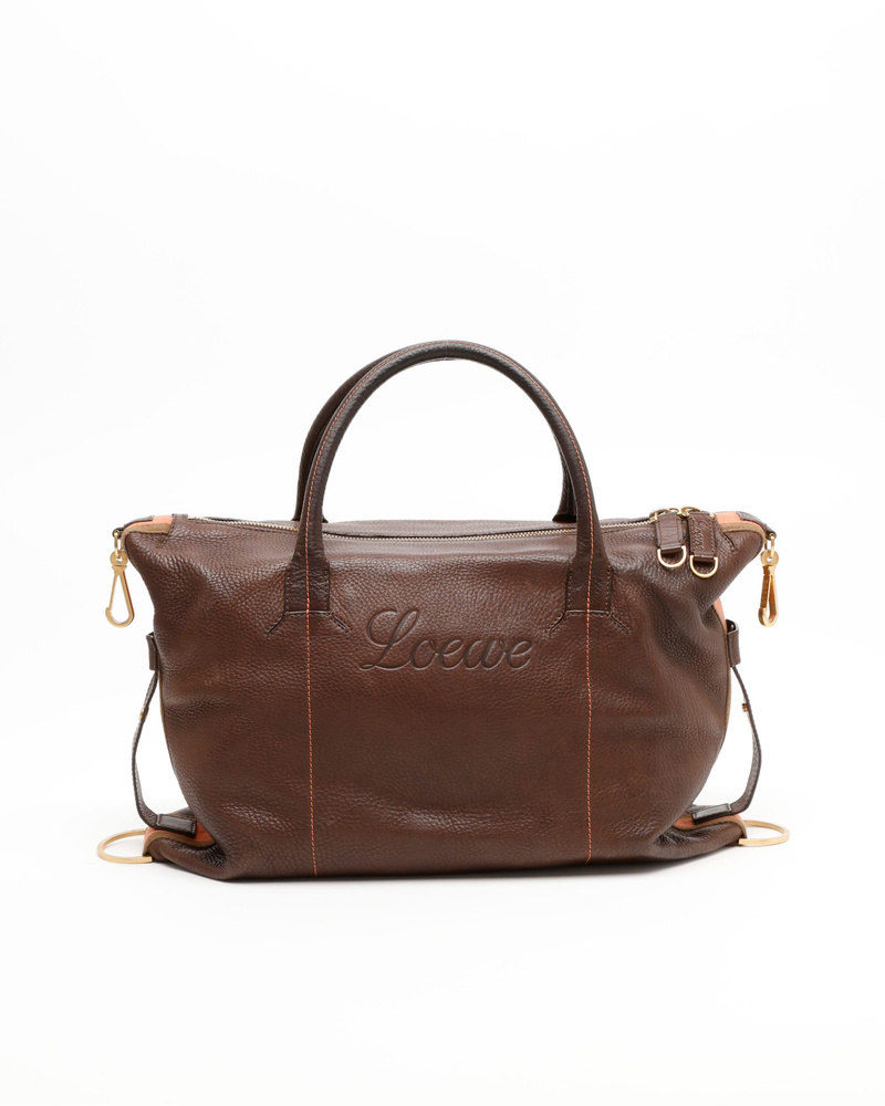 Loewe Logo Boston Bag