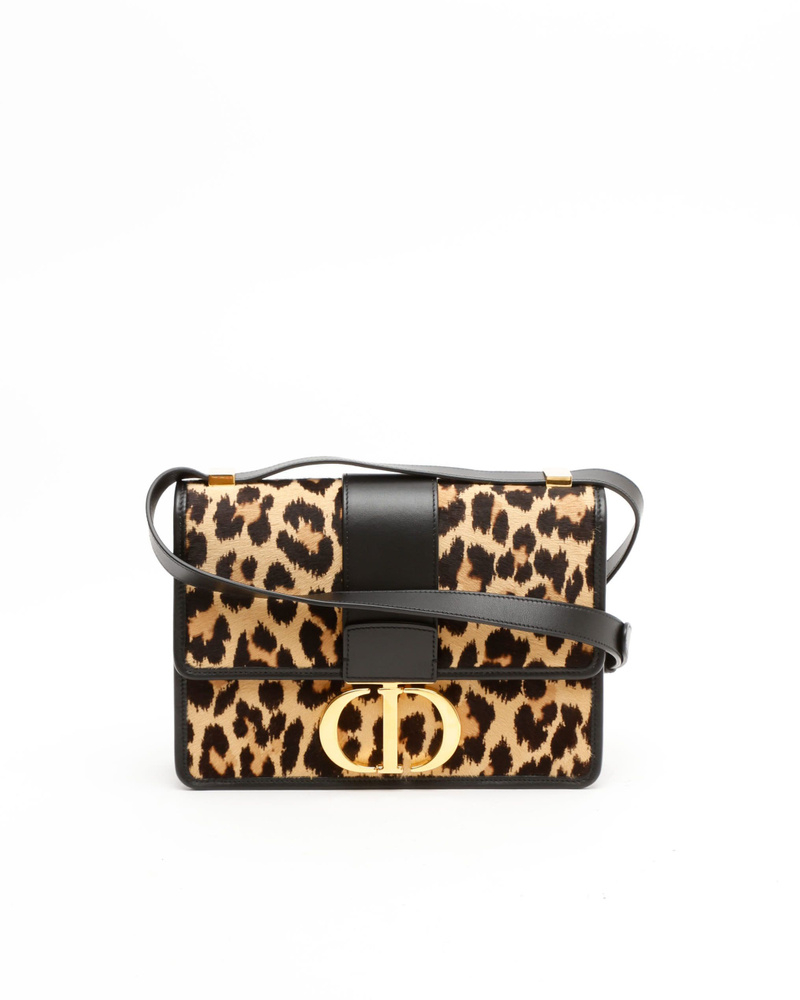 Christian Dior Leopard 30 Montaigne Bag